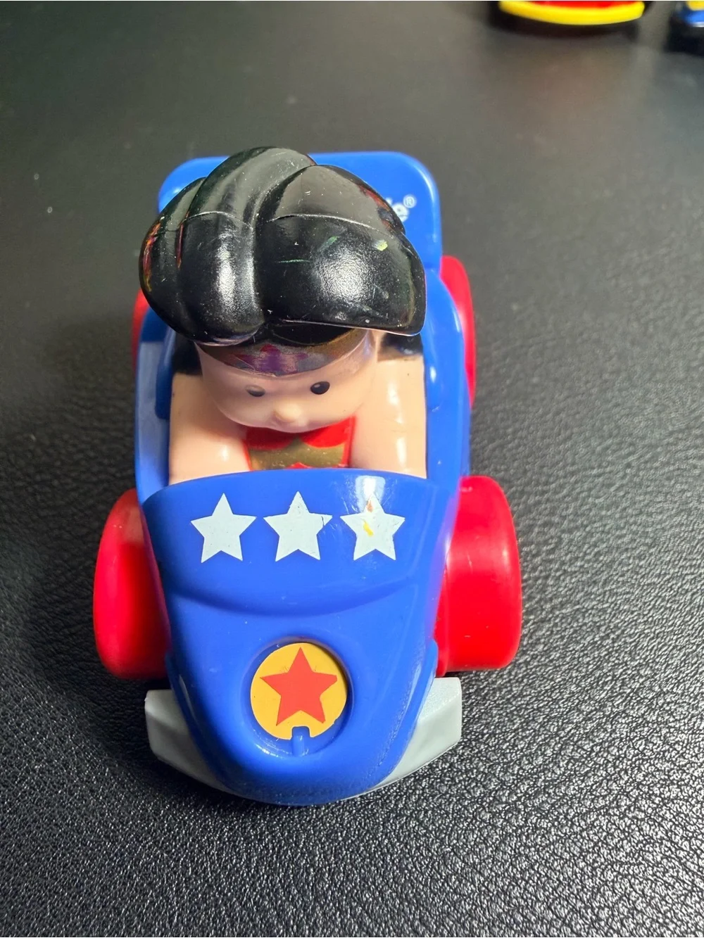 Fisher-Price Mini DC Superhero Ride-On Cars - Purple, Red, Blue, Yellow, Green
